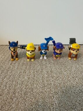 Paw Patrol Five Construction Figures w Packs